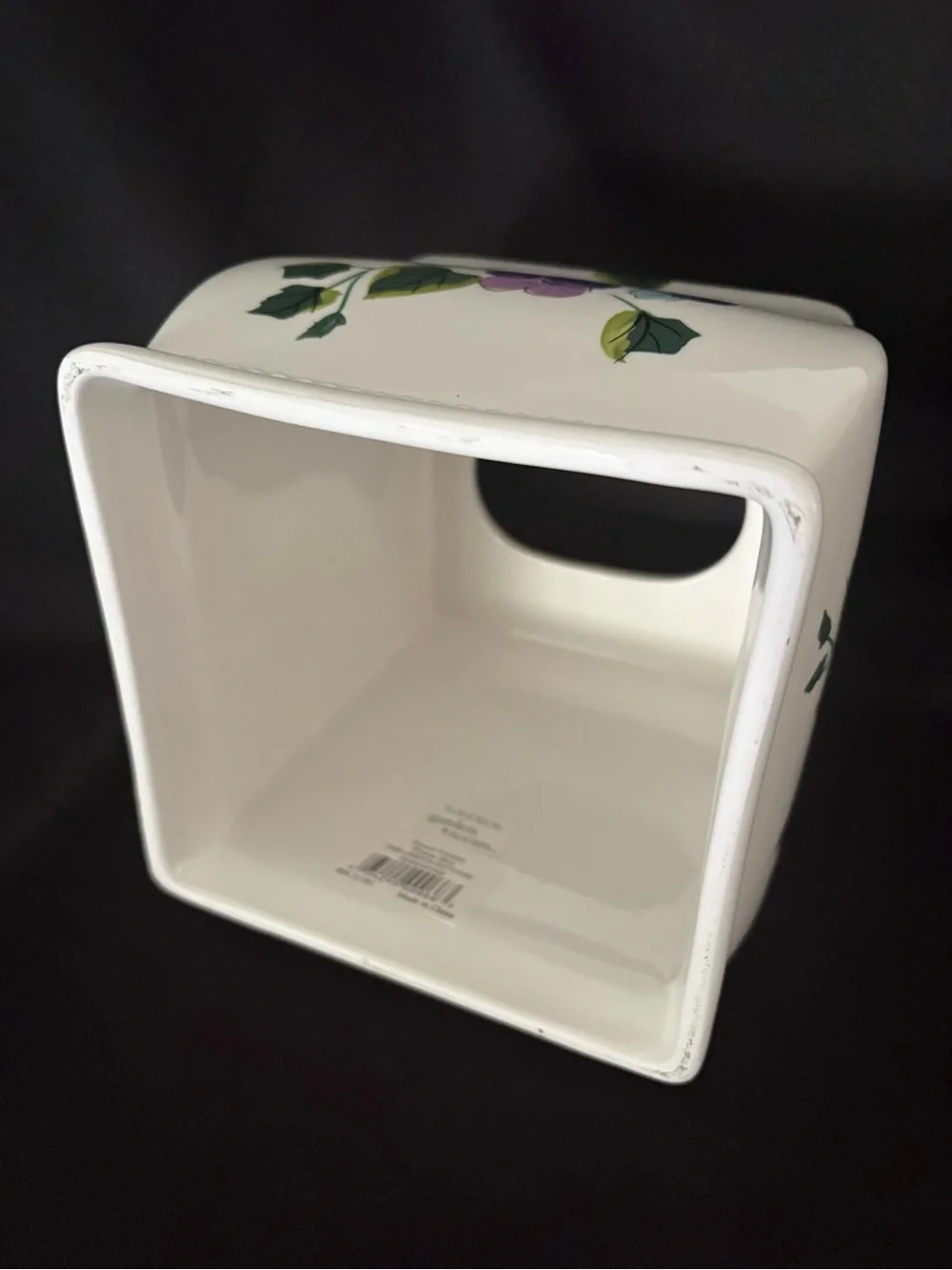 Waverly Garden Room Sweet Violets Tissue Kleenex Box Cover Floral Cottage
